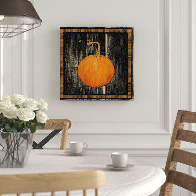 «Polka Dot Pumpkin I», reproduction sur toile