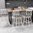 Dutil Swivel Counter Stool with Solid Wood Frame-740426463-740426456