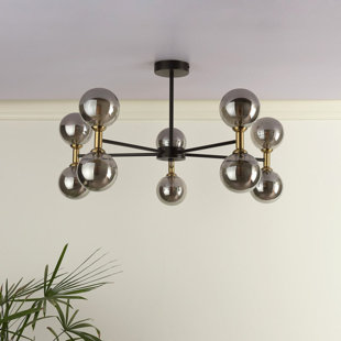Glass Semi Flush Mount