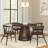 Lido 38 in Solid Wood Round Dining Table-807914405-1053478413