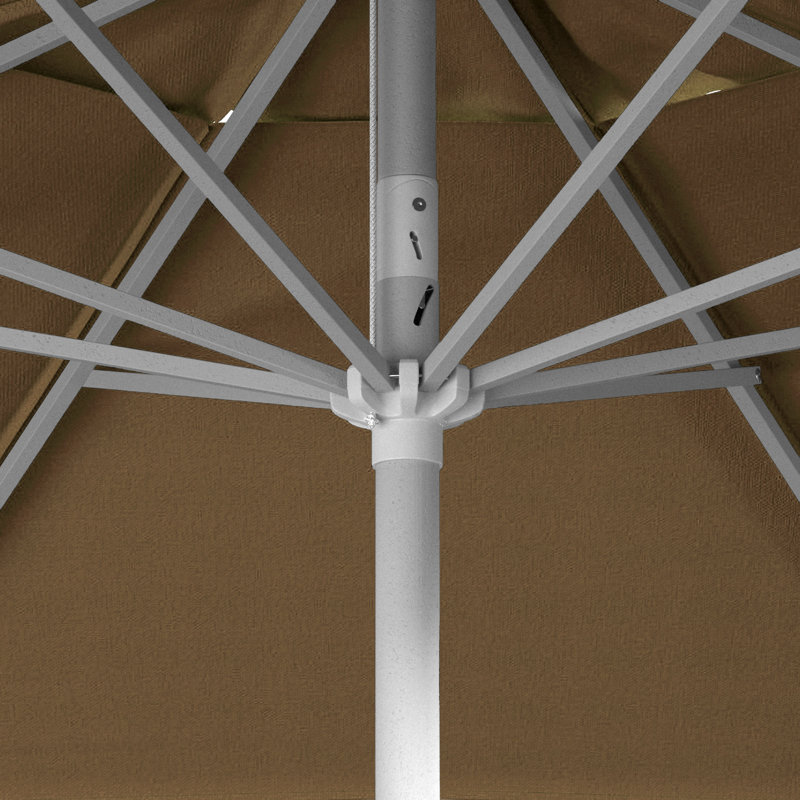 Kenne Market Sunbrella® Umbrella, Canvas Heather Beige Sunbrella® Canvas, 108" W x 108" D