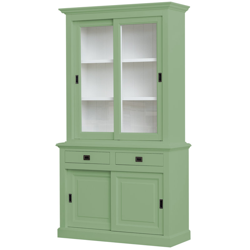 Analin Display Cabinet, Green