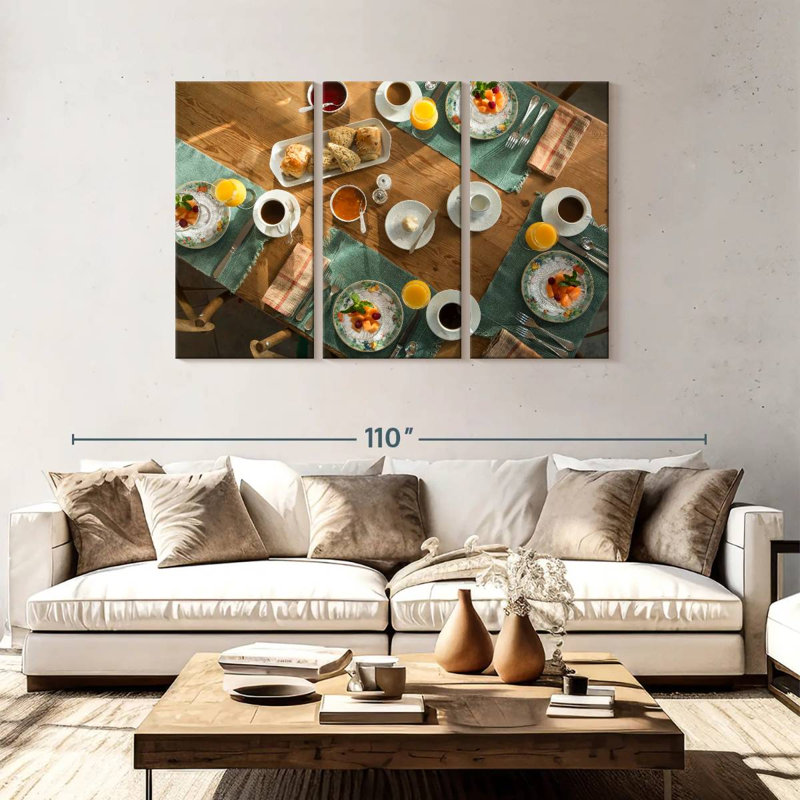 Breakfast Table, 48" H x 74" W