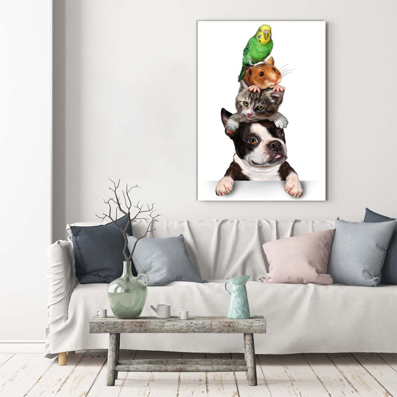 Pets - Wrapped Canvas Print