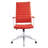 Modway Black Vinyl Jive Ribbed High Back Executive Office Chair-711504840