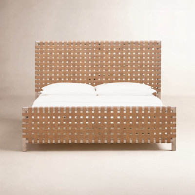 Colleen Leather Bed