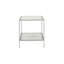 Kayce Glass End Table with Storage-832416001