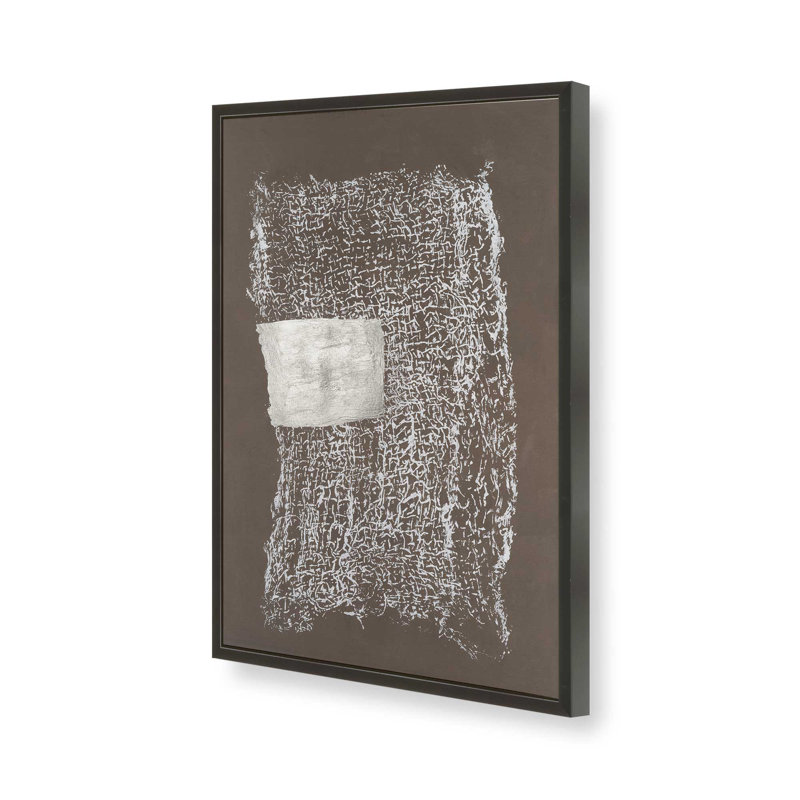 «Reticulum II» par Michael Willett, reproduction d'art sur toile, H 32 po x l 24 po, Noir, Encadrement ouvert sans papier mat
