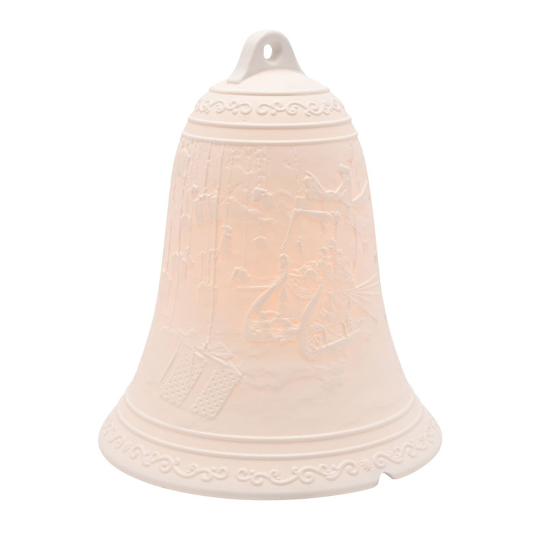 White Christmas Bell Lamp