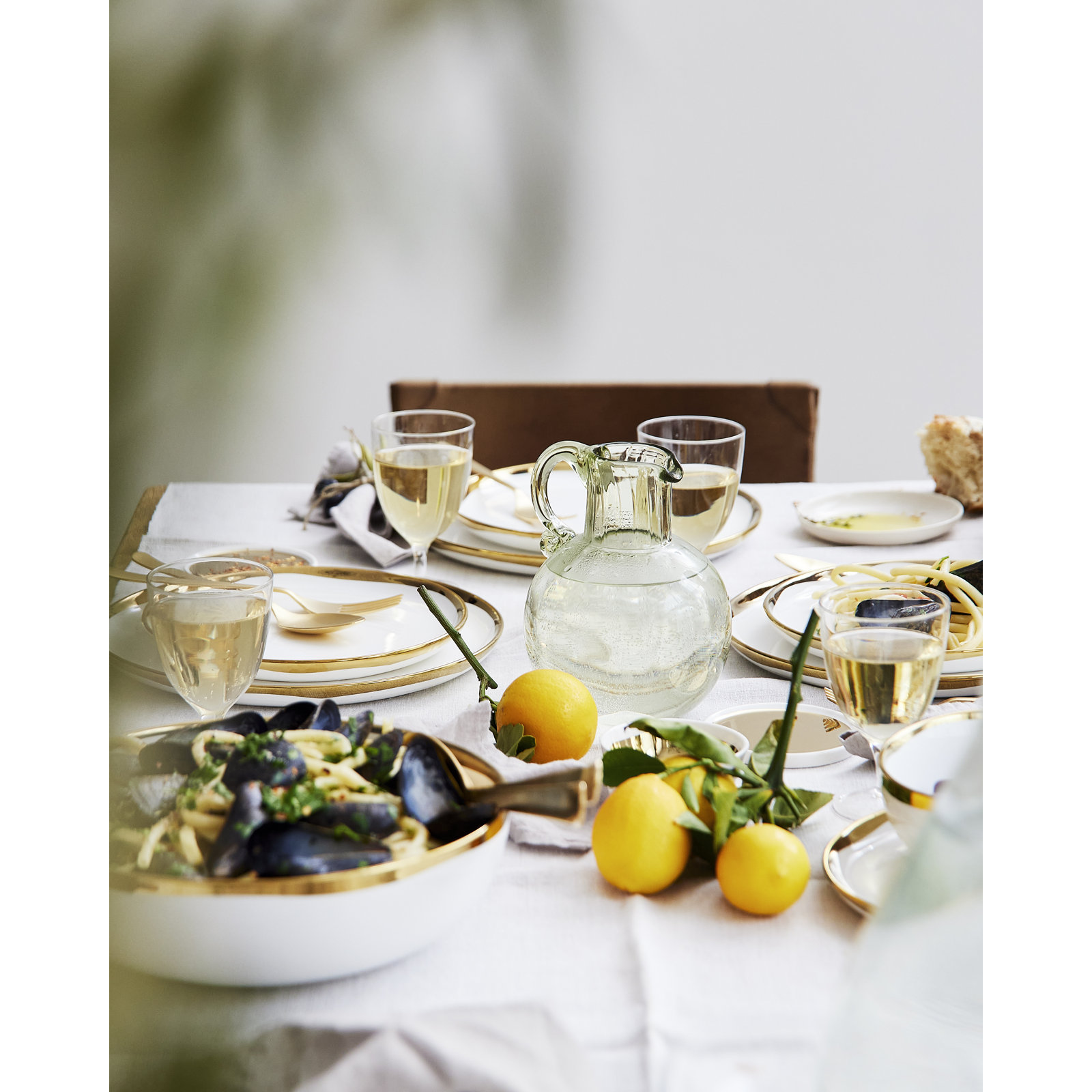 White Wine Glass, Clear