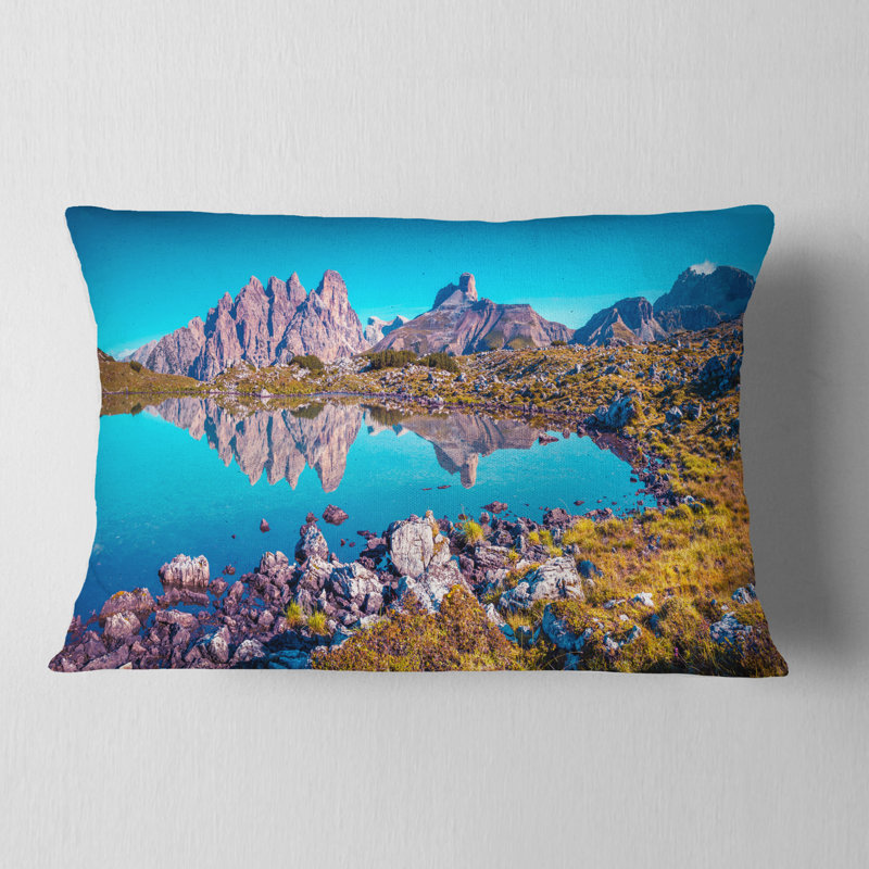 Coussin lombaire en ursprung lago rienza mer shore