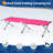 Portable Folding Camping Cot With Steel Frame,Pink-122815303