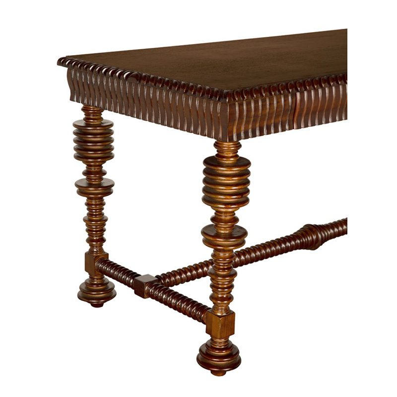 Portuguese Writing Desk, 31" H x 72" W x 32" D