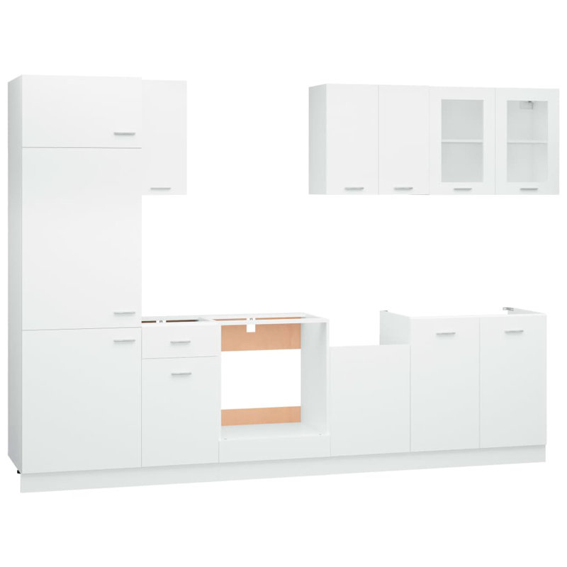 Lyon Kitchen Cabinet Set Lyon, White