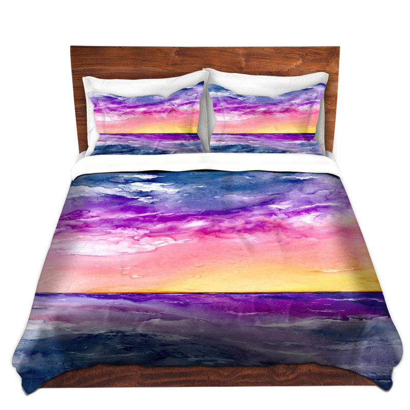 Ensemble de housse de couette Tormenta Waves, Housse de couette pour très grand lit et 2 très 
