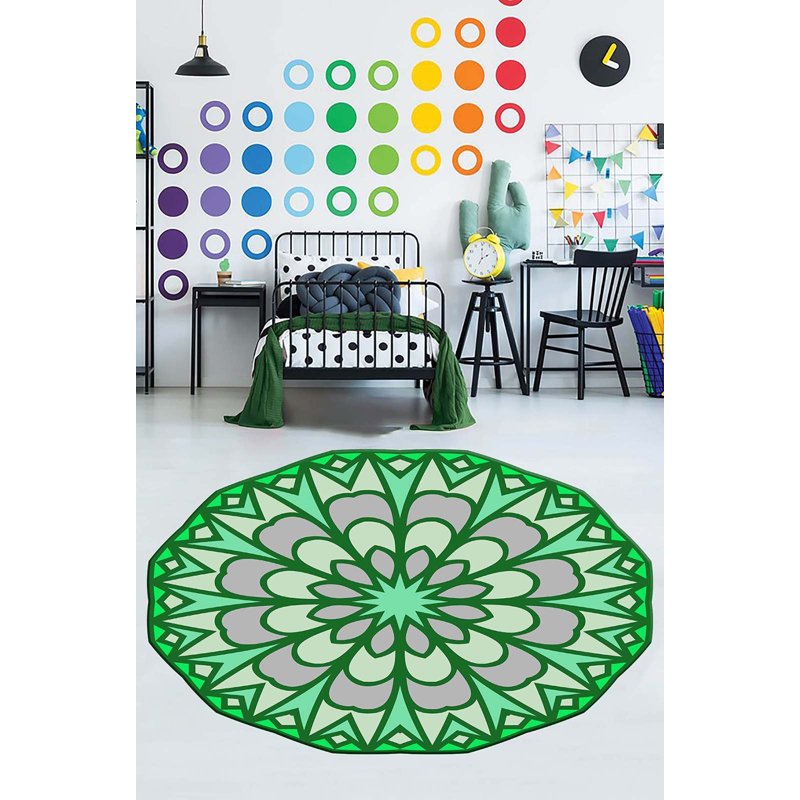 Premium Woven Carpet Area Rug, 5.9 x 9.2 ft, 100% Polyester, 650 g/m² | Antibacterial, Non-Slip Underside, 3D Digital Printing | Machine Washable, Soft Pile Height: 0.3 in | Perfect for Living Room & Bedroom Decor