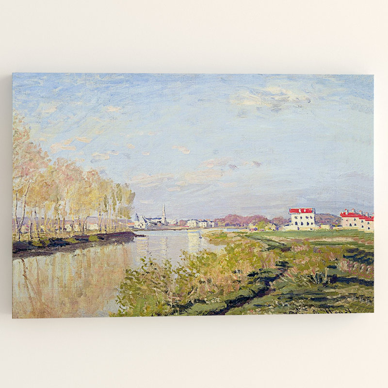 « argenteuil the senne », reproduction de peinture à l’acrylique, H 18 po x l 27 po x P 1,5 po, Toile tendue, Pas de tapis