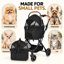 Poussette pour animaux, panier de transport pour chat, poussette pour chien, poussette pour chat, petits chiens et chats, poussette pour chien pliable en un clic avec panier amovible, roues tout-terrain amortissantes, filet respirant, capote réglable-135812308
