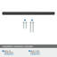 Poignées de bar centre-à-centre noir 6 5/16 po (160 mm) - paquet de 10-313837456-329904447-313837481