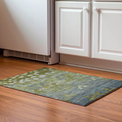 Premium Machine Washable Jakiyra AMF1900 Floral Rug