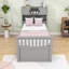 Twin Wooden Platform Bed with 4 Drawers