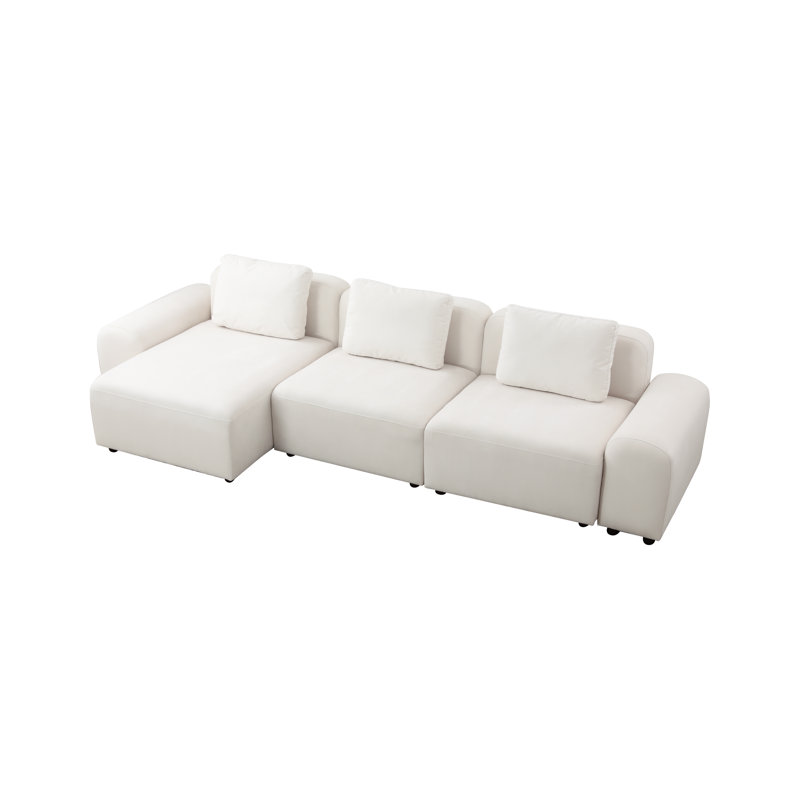 Jovonie Upholstered L-Shaped Sectional Left Hand Facing