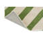 Hand Tufted Wool Striped Area Rug in Peridot/White-1047168265