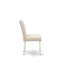 Ensemble de table de salle à manger 5 pièces pour 4 personnes comprenant une table de salle à manger rectangulaire avec pieds en V et 4 chaises rembourrées en tissu de lin beige clair, multicolore-2090413914-2026643395