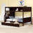 Over  Bunk Bed With Shelfsstorage Staircase And  Drawers