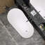 59'' x 29.13'' Freestanding Soaking Acrylic Bathtub-100788094