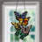 13.25"H Butterfly Cluster Stained Glass Window Panel