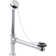 1.5" Chain and Plug Bathroom Sink Drain with Overflow