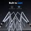 Quictent 3x6m Pop Up Gazebo with Central Lock, Heavy Duty Outdoor Canopy Tent with Mesh Window Sides, Portable Event Shelter for Backyard, Parties, Camping-Grey-125331242