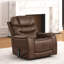 Fauteuil relevable de style transitionnel noyer