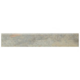 Ardesia 18" x 3" Porcelain Bullnose Tile Trim in Gray