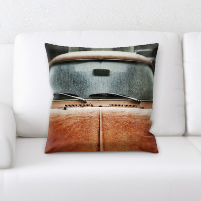Microsuede Reversible Throw Pillow