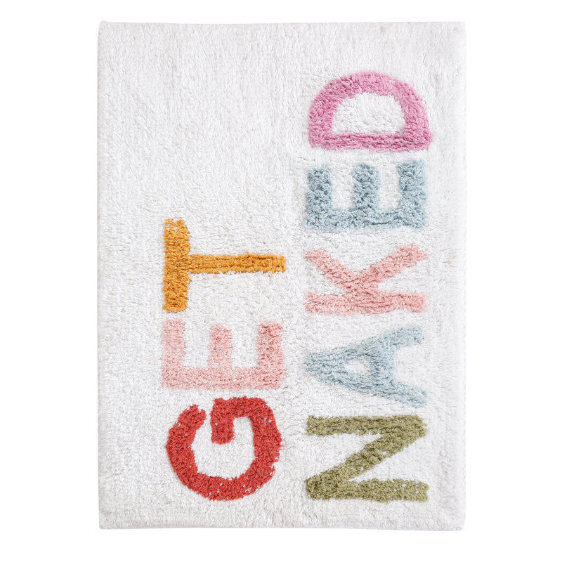Lehens 100% Cotton Non-Slip Bath Rug