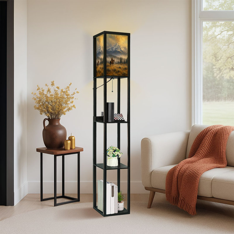 63'' Matte Column Floor Lamp