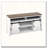 59.3" Farmhouse Sideboard with Sliding Barn Doors and Mesh Panels-835326111