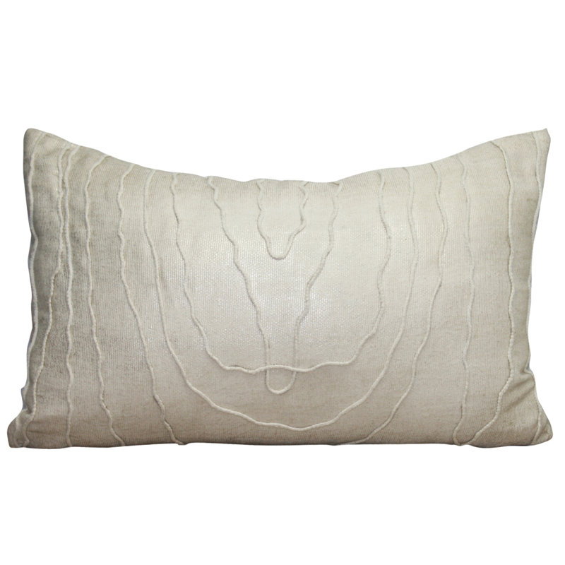 Feather Reversible Throw Pillow