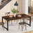 71'' Industrial Dining Table for 6-8