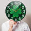 Horloge murale Naanle Vintage St. Patrick's Day Shamrock