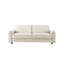 Canapé modulaire beige en velours côtelé 5, doux au toucher, élégant et durable