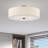 Bazilijus Fabric Semi Flush Mount-704683682-704683681