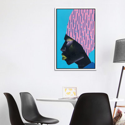 Pink Turban by VCalvento - Print on Canvas
