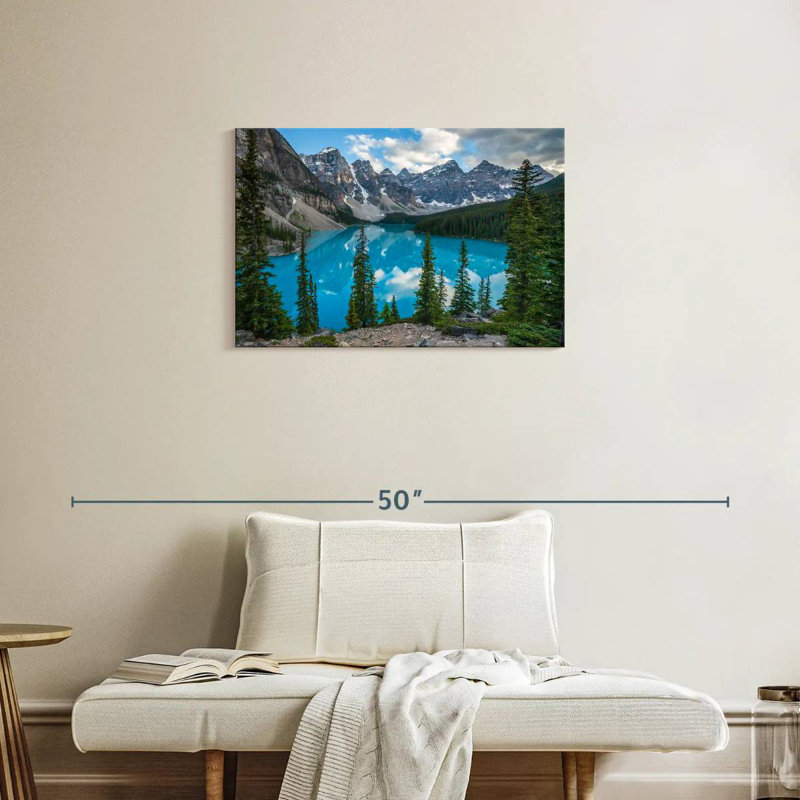 Alvord Scenic Moraine Lakeside Mountains, H 20 po x l 30 po