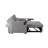 Multifunctional Light Grey Velvet Sofas, Modern Sleeper For Home
