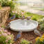Bain d'oiseaux pour l'extérieur, jardin en résine