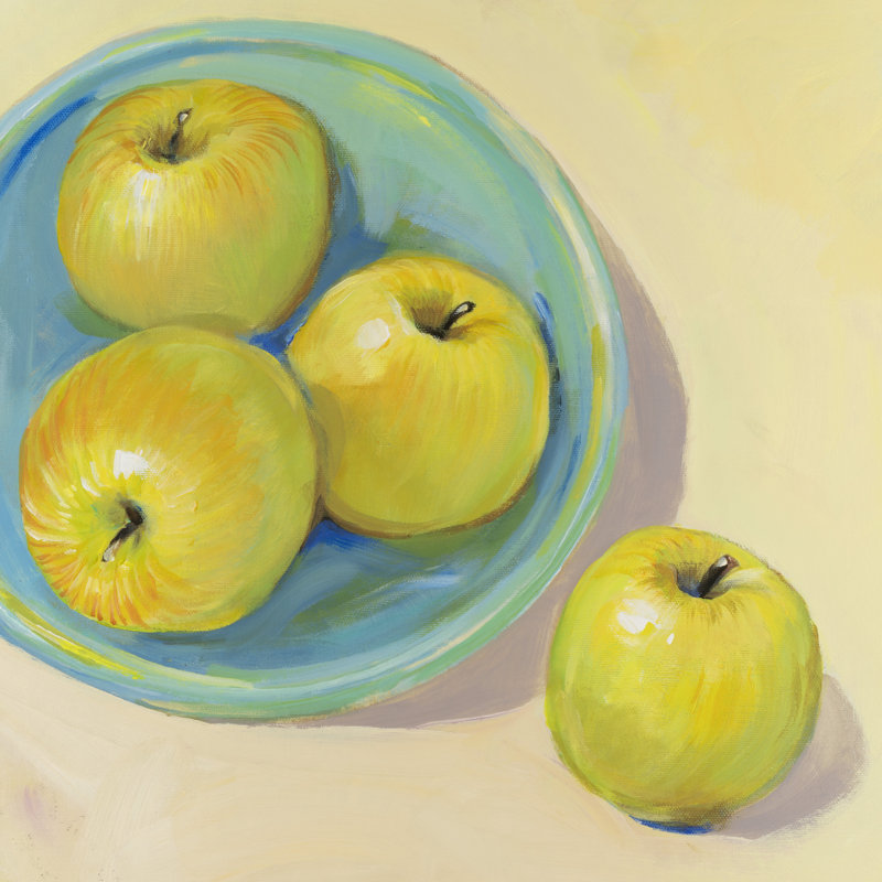 Fruit Bowl Trio II by Timothy O' Toole - Wrapped Canvas Painting, 122cm H x 122cm W