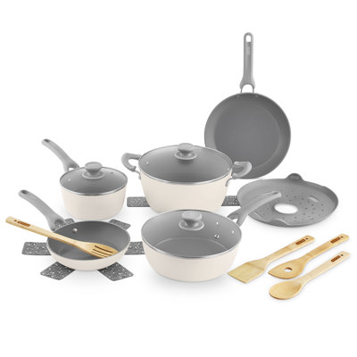 Batterie de cuisine en aluminium recyclé Dash Dream Green 15pc